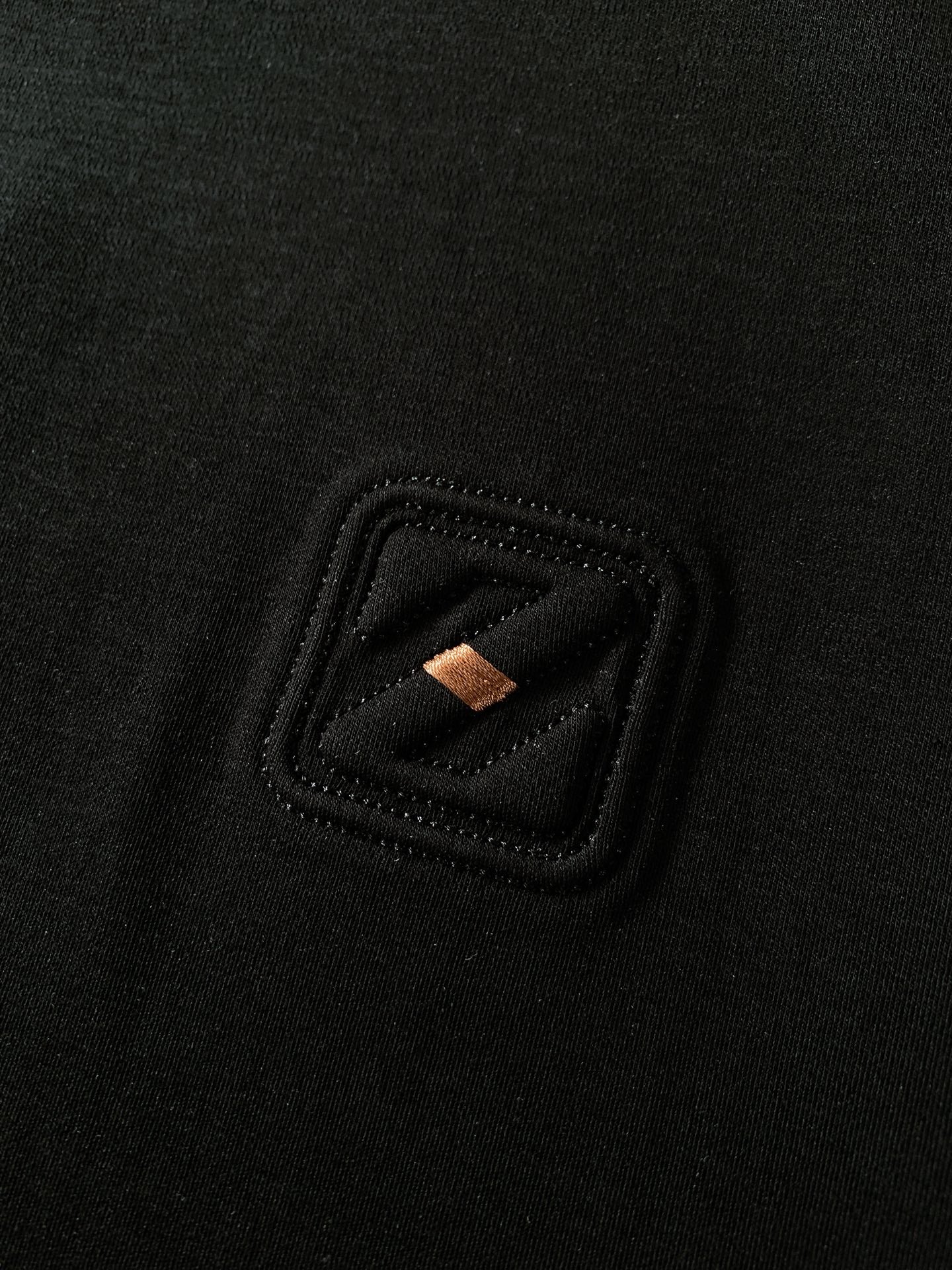 Camisa Algodão Zegna Preta