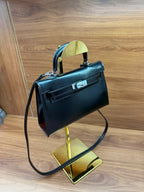 Hermès mini Kelly preta 20cm pronta entrega