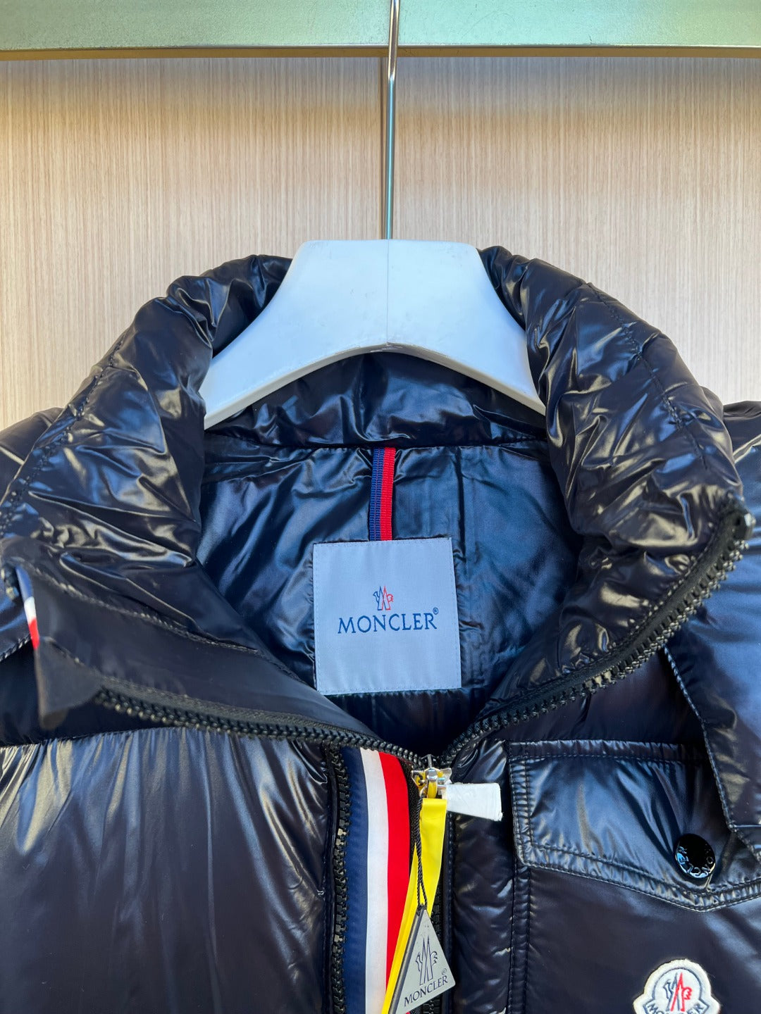 Puffer Moncler jaqueta preta