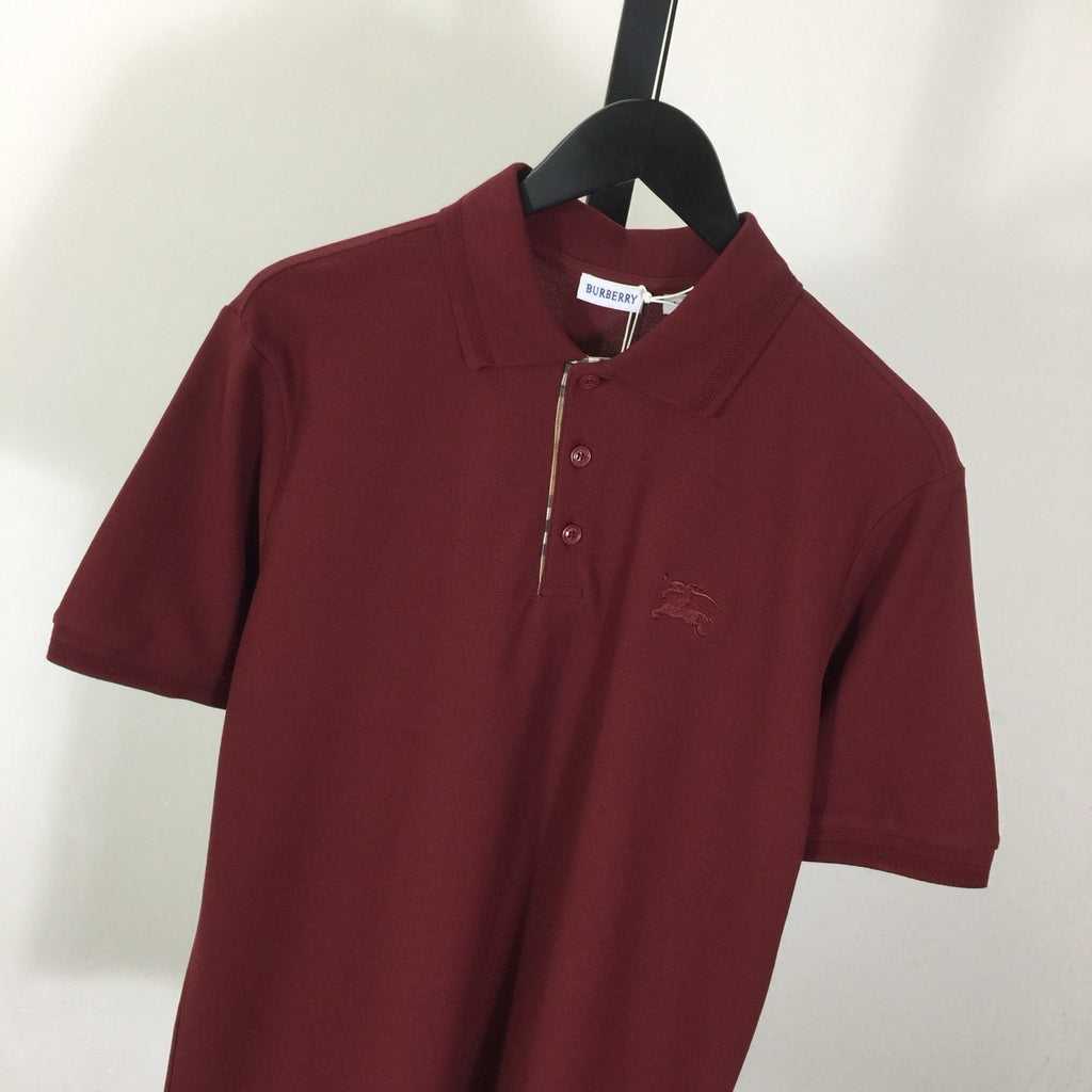 Camisa Polo Burberry de algodão Cavalo Vermelha