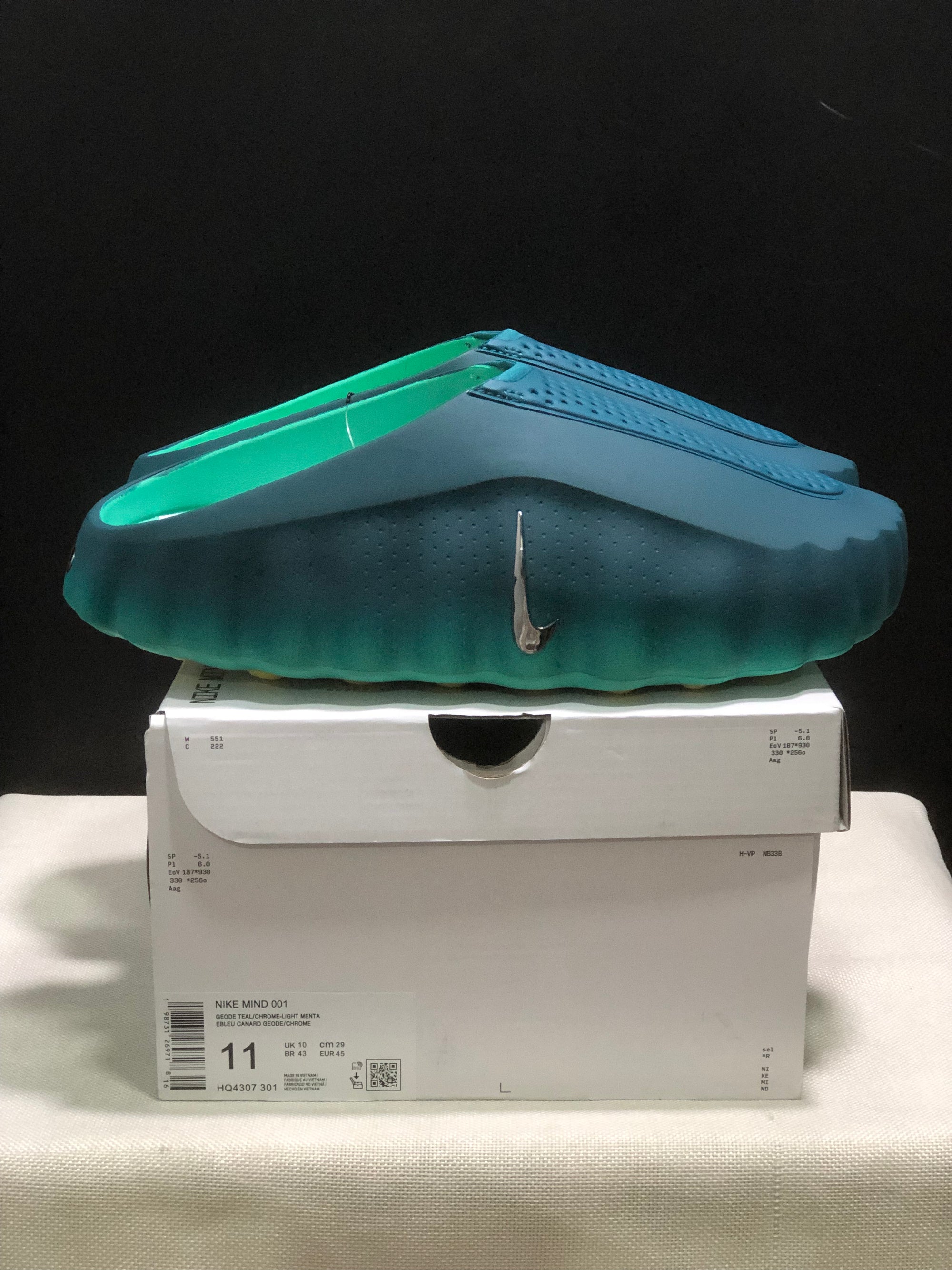Slide Nike Mind 001 Verde degradê