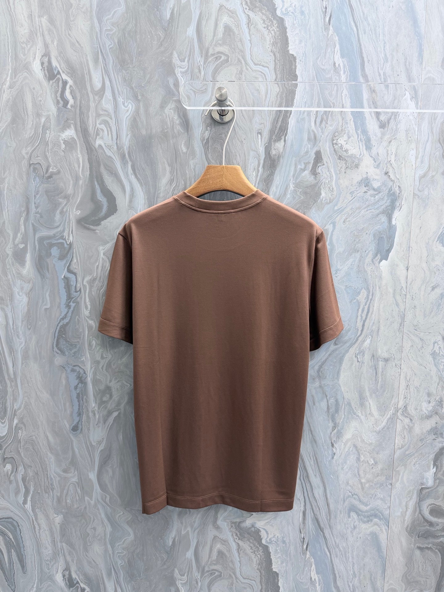 Camisa Algodão Zegna Marrom