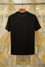 Camiseta Dolce & Gabbana D&G de algodão com logo bordado Preta