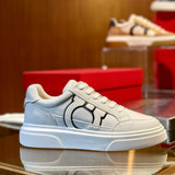 Tênis Ferragamo Gancini em couro Branco