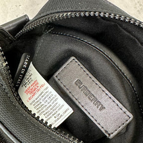 Bolsa Burberry carteiro Freddie com zíper 23×17×6CM