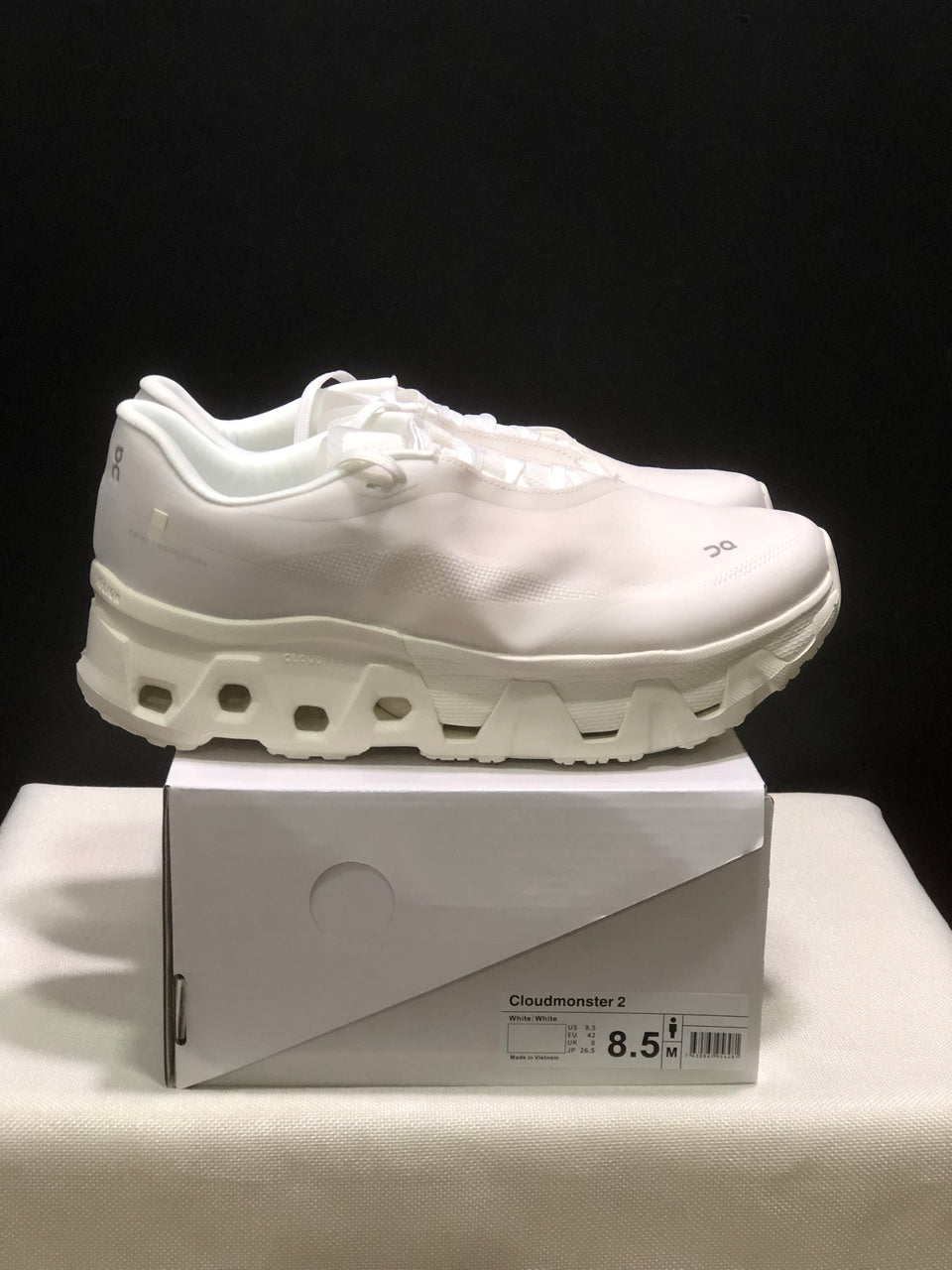 Tênis On Cloudmonster Hyper x PAF Branco