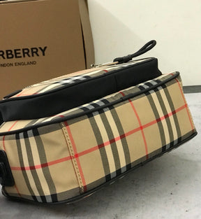 Bolsa Pochete Burberry Xadrez 22.5×8.2×14.5CM