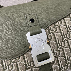 Bag Dior Saddle Messenger Pequena Verde 23x18x6CM