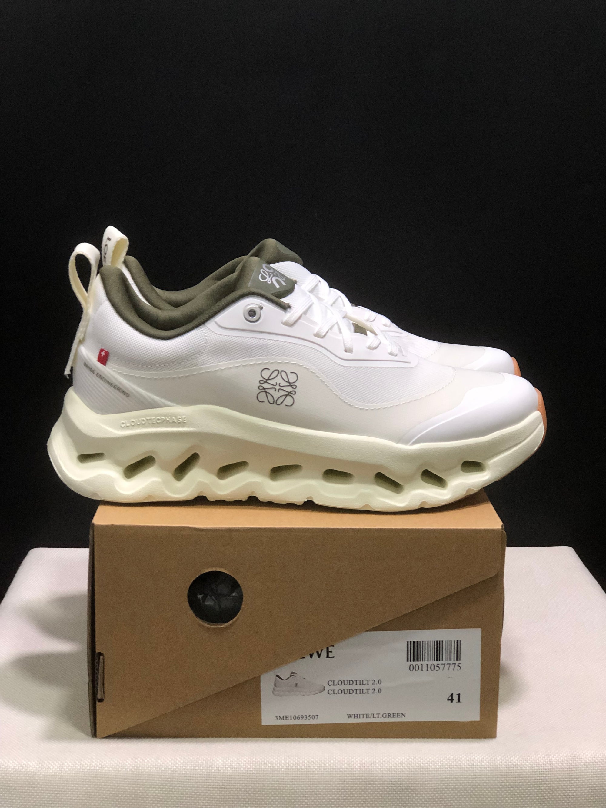 Tênis On Cloudtilt x LOEWE Branco/Bege/Verde