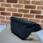 Pochete Gucci GG Jumbo Preta 39X17X4cm