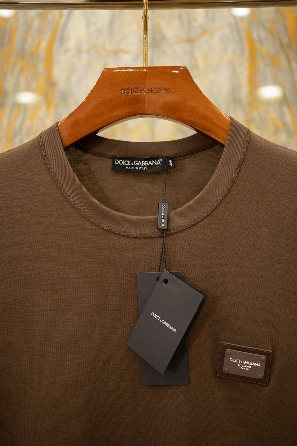 Camiseta Dolce & Gabbana D&G marrom