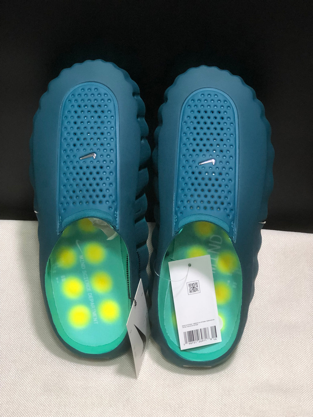 Slide Nike Mind 001 Verde degradê