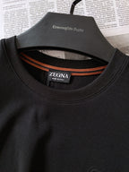 Camisa Algodão Zegna Preta