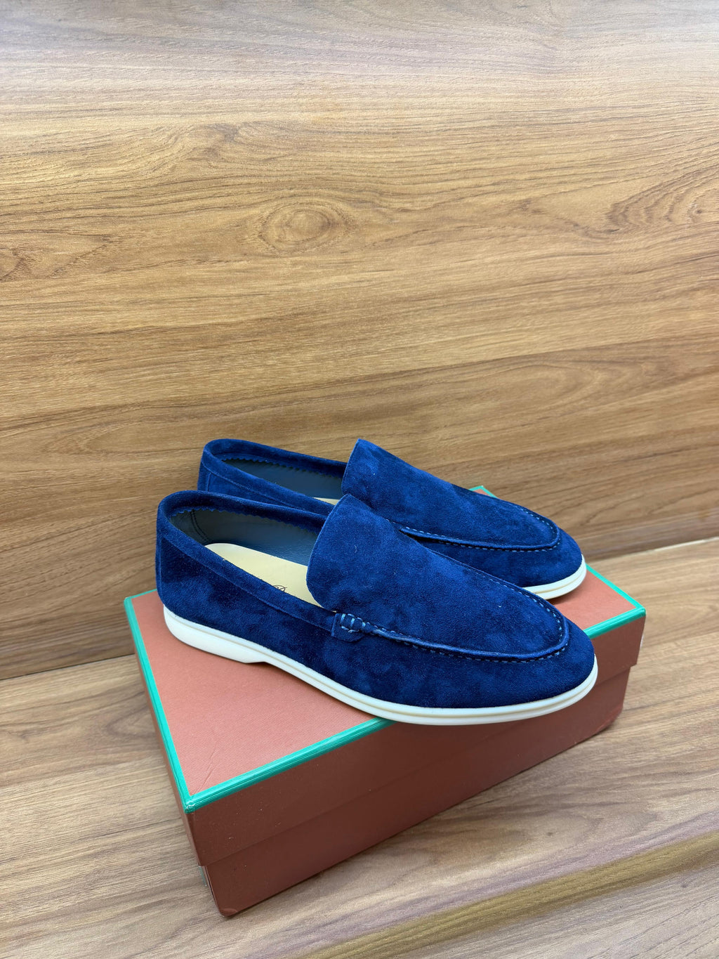 Sapato Loro Piana Azul