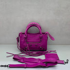 Bolsa Balenciaga Le City Mini 23x10x16cm Rosa