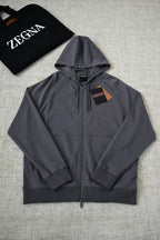 Conjunto Moletom Zegna Cinza
