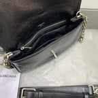 Bolsa Balenciaga BB Soft 23.5x14cm preta