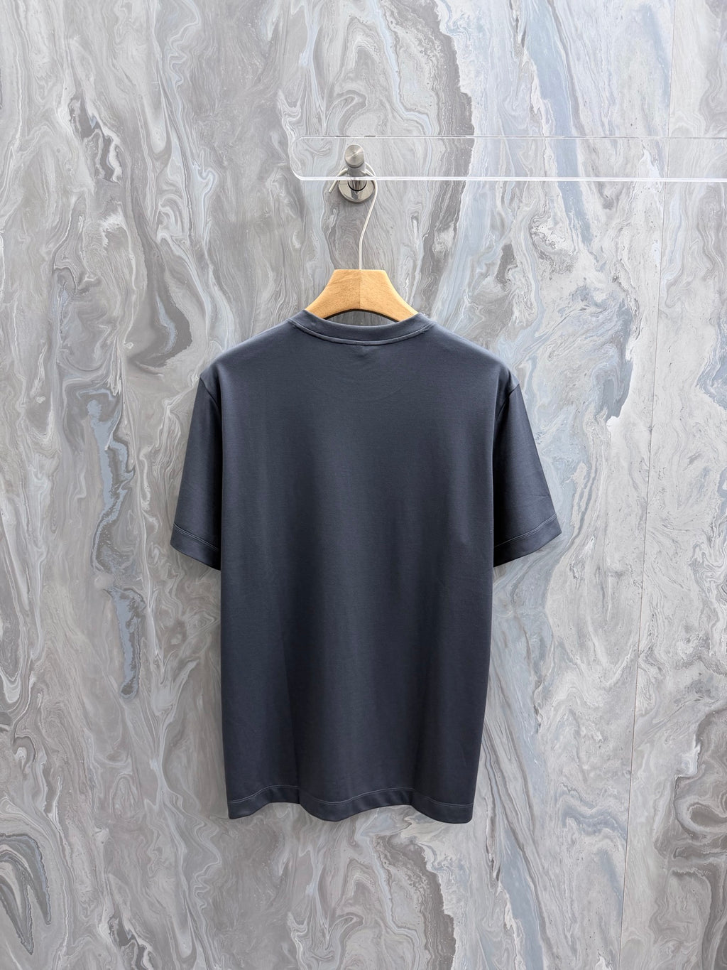 Camisa Algodão Zegna Azul