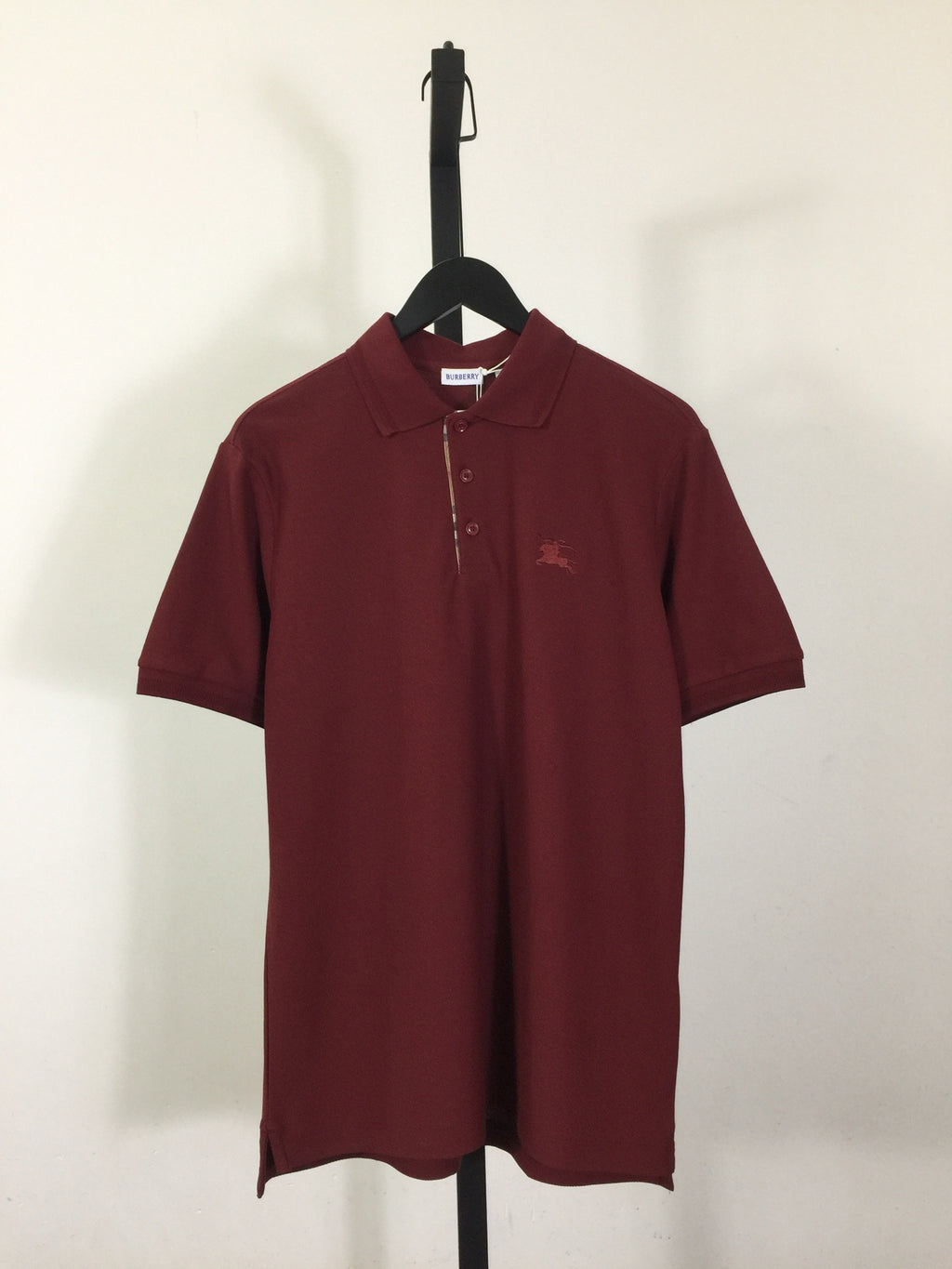 Camisa Polo Burberry de algodão Cavalo Vermelha