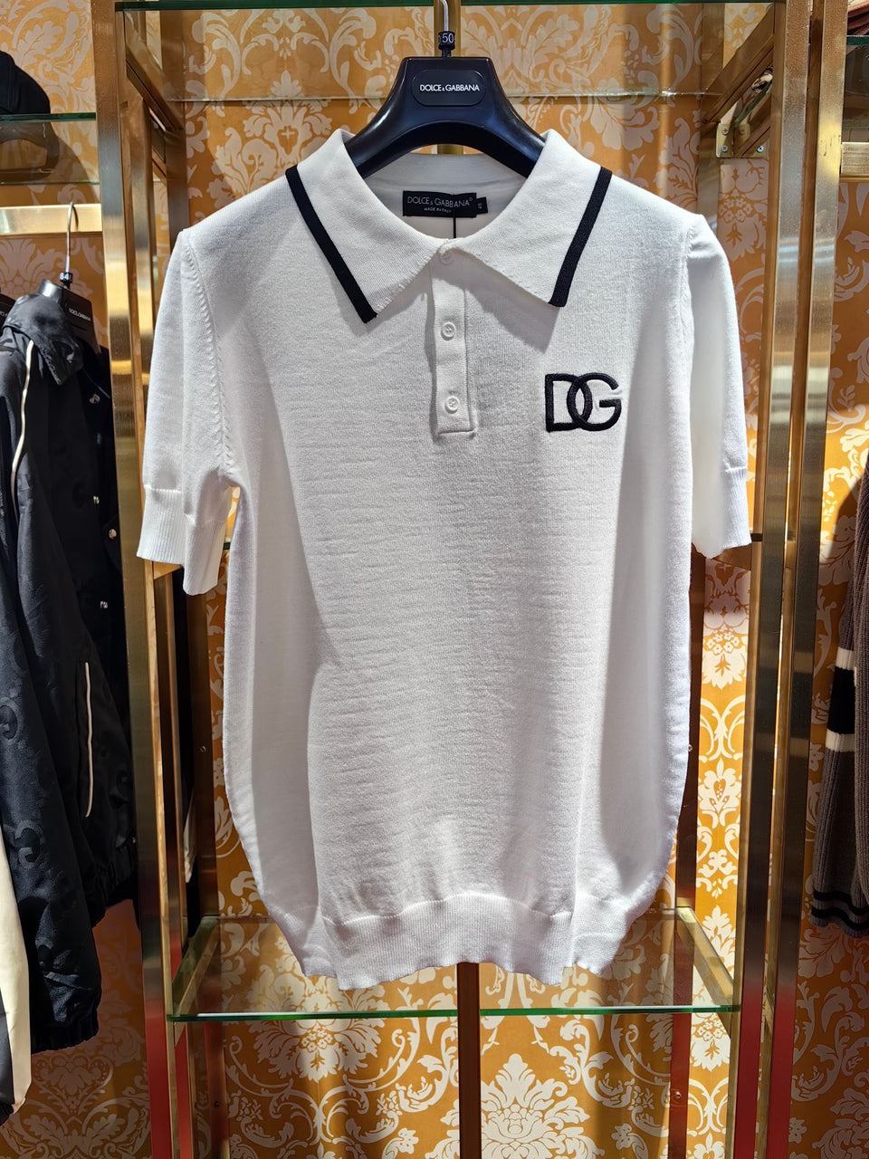 Camiseta Dolce & Gabbana D&G polo branca