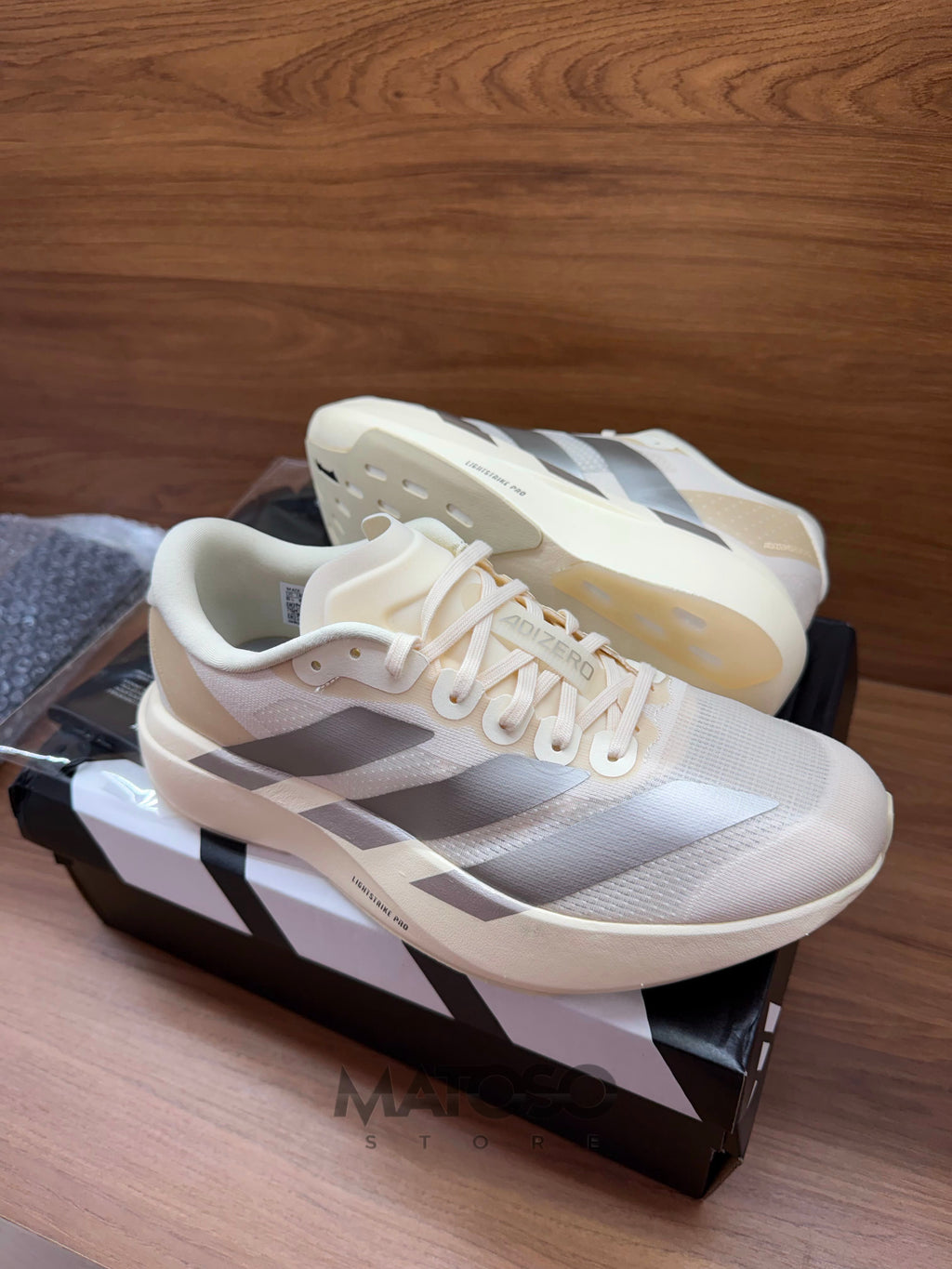 Adizero Evo SL branco/prata