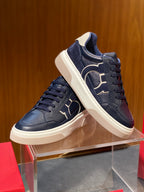 Tênis Ferragamo Gancini em couro Azul