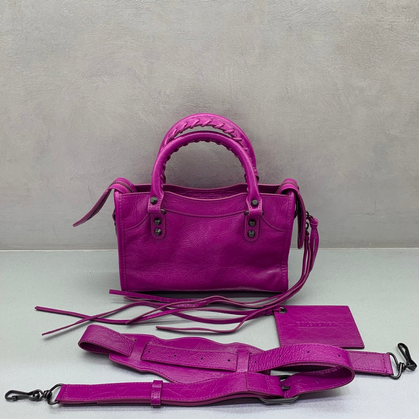 Bolsa Balenciaga Le City Mini 23x10x16cm Rosa
