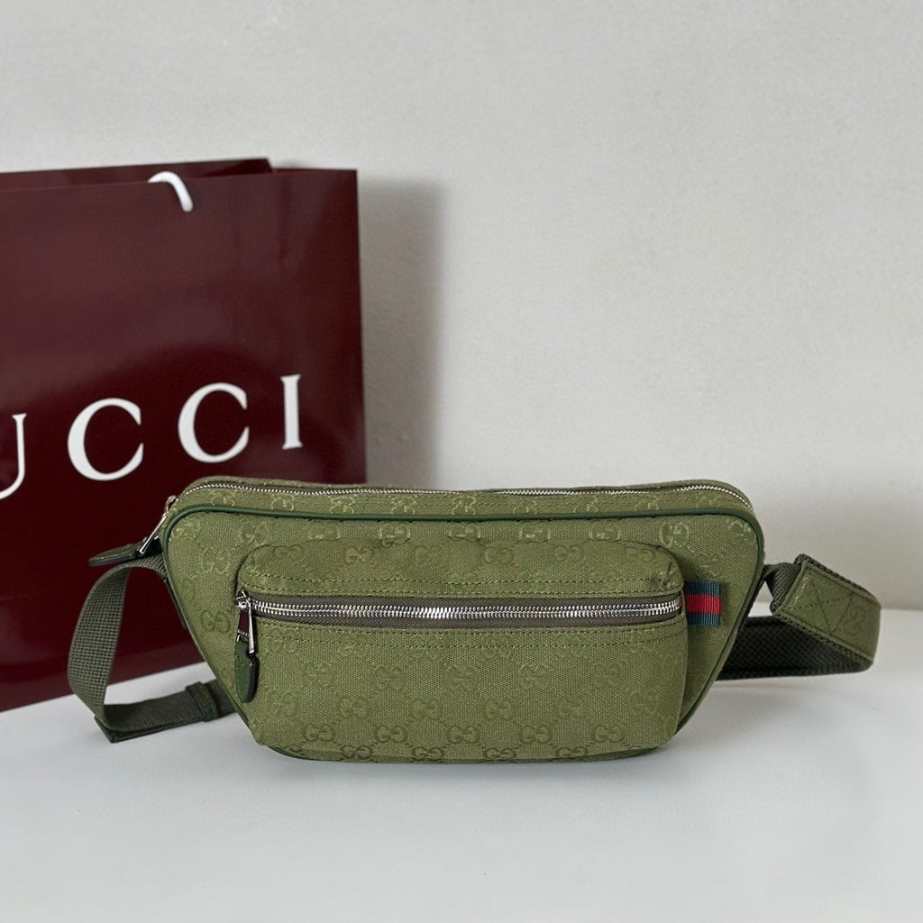 Bag Gucci GG Canvas Slingbag Verde  34x15x10cm
