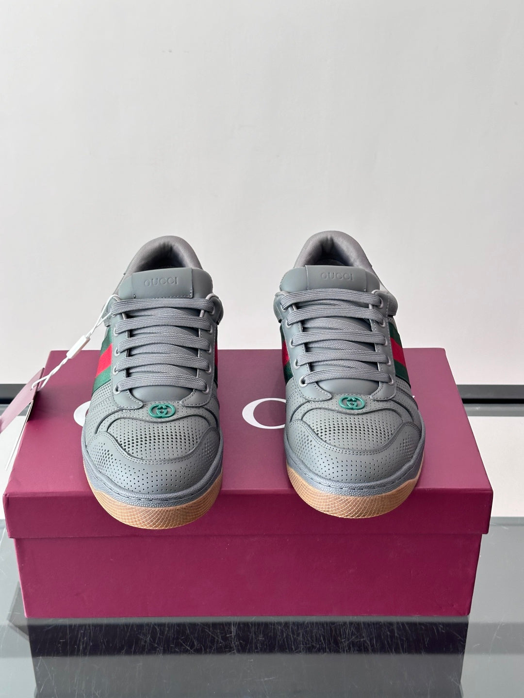 Tênis Gucci Screener Cinza