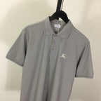 Camisa Polo Burberry de algodão Cavalo cinza