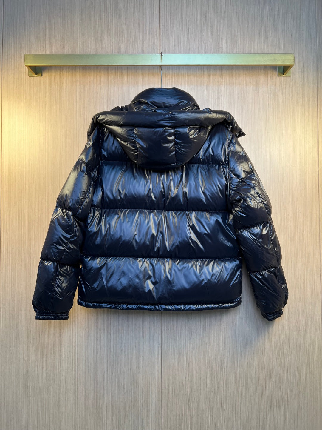 Puffer Moncler jaqueta preta