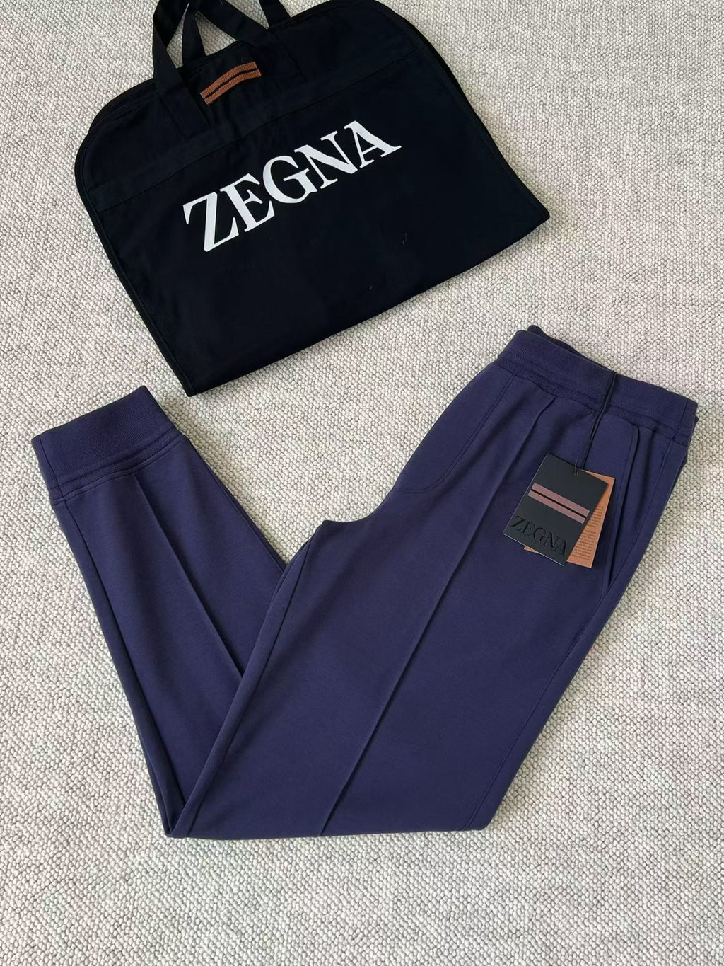 Conjunto Moletom Zegna Azul