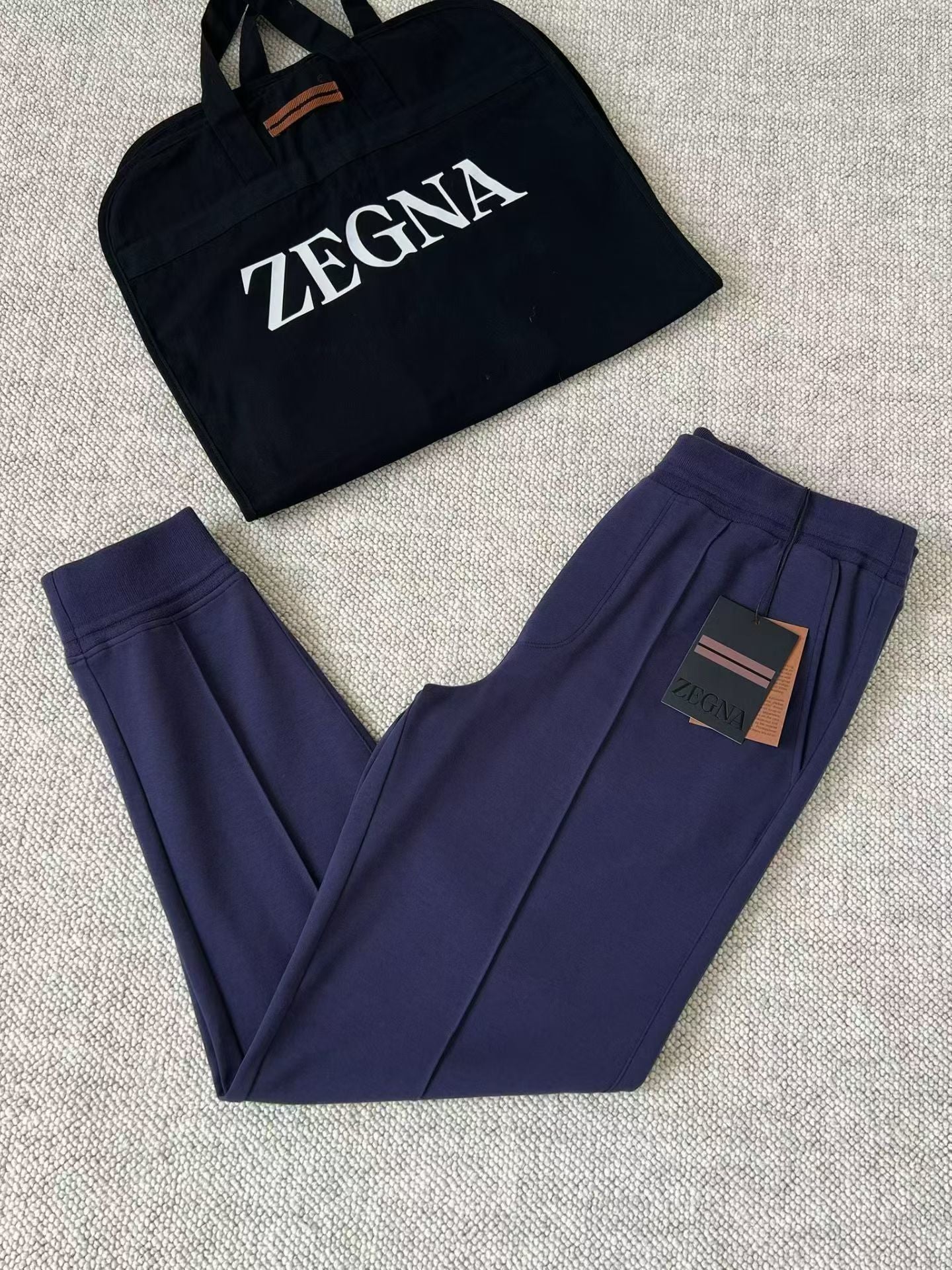 Conjunto Moletom Zegna Azul