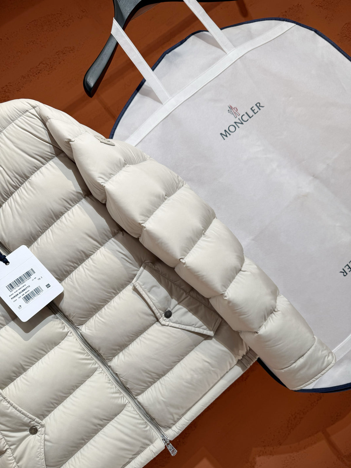 Puffer Moncler jaqueta branco