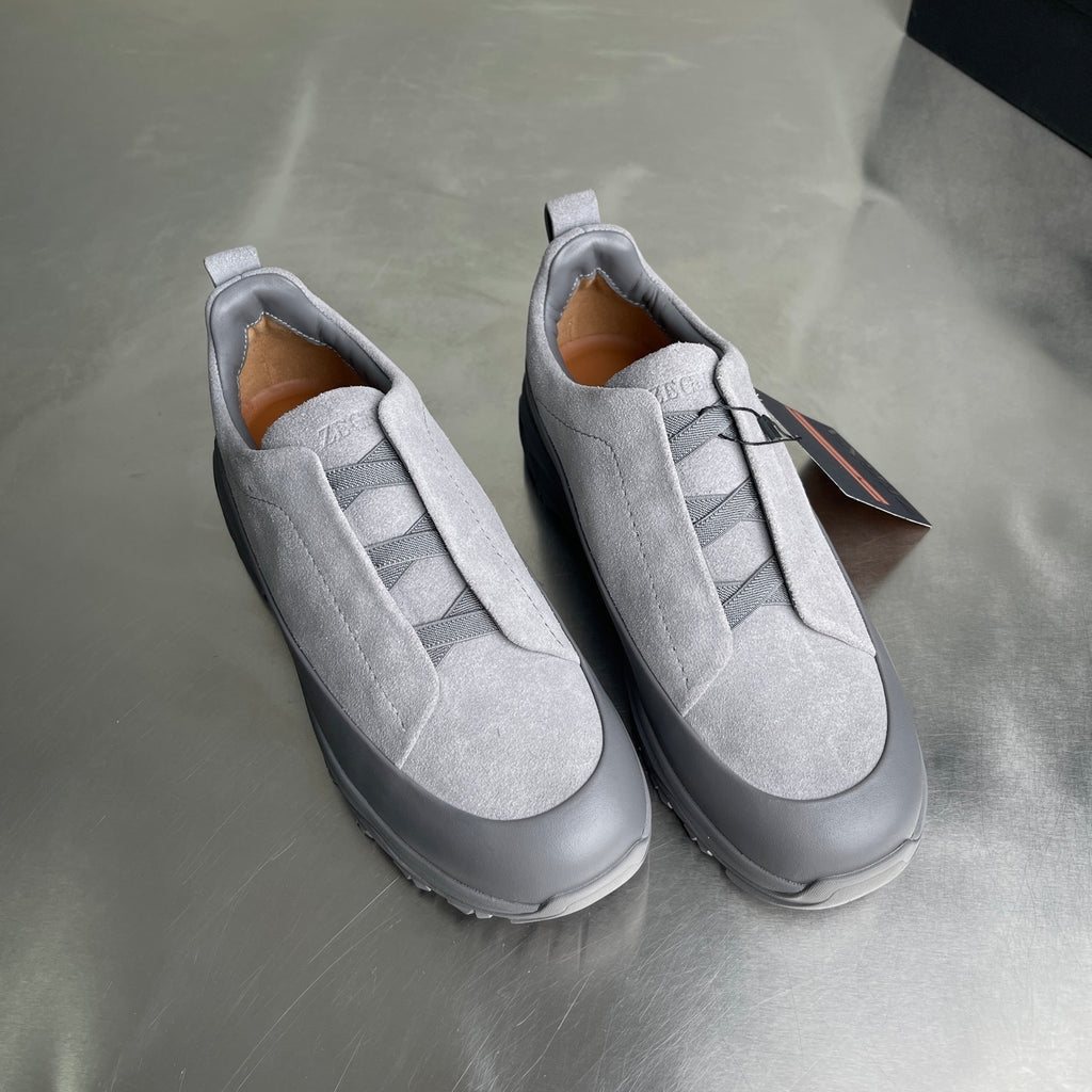 Zegna Triple Stitch Monte cinza