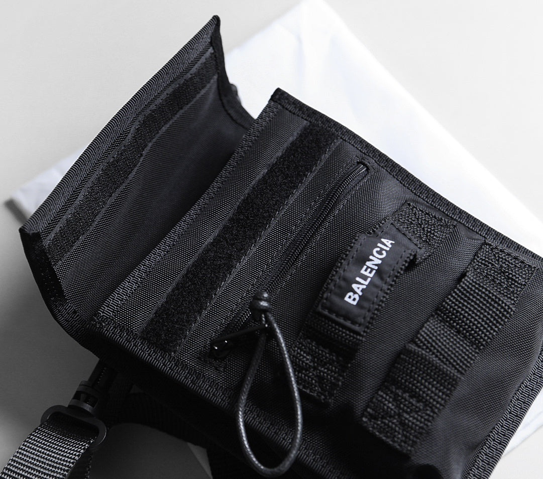 Balenciaga Army Small Pouch Preta 19x15x3cm
