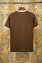 Camiseta Dolce & Gabbana D&G de algodão com bordado Marrom