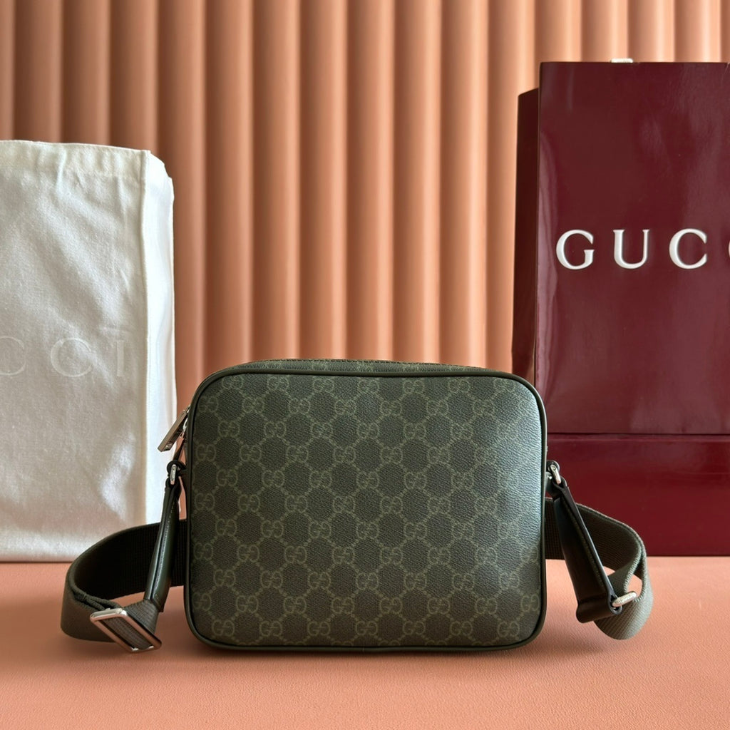 Bag Gucci Monogram GG Crossbody Verde 23x18x12cm
