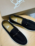 C. Louboutin Mocassim Chambeliboat Preto