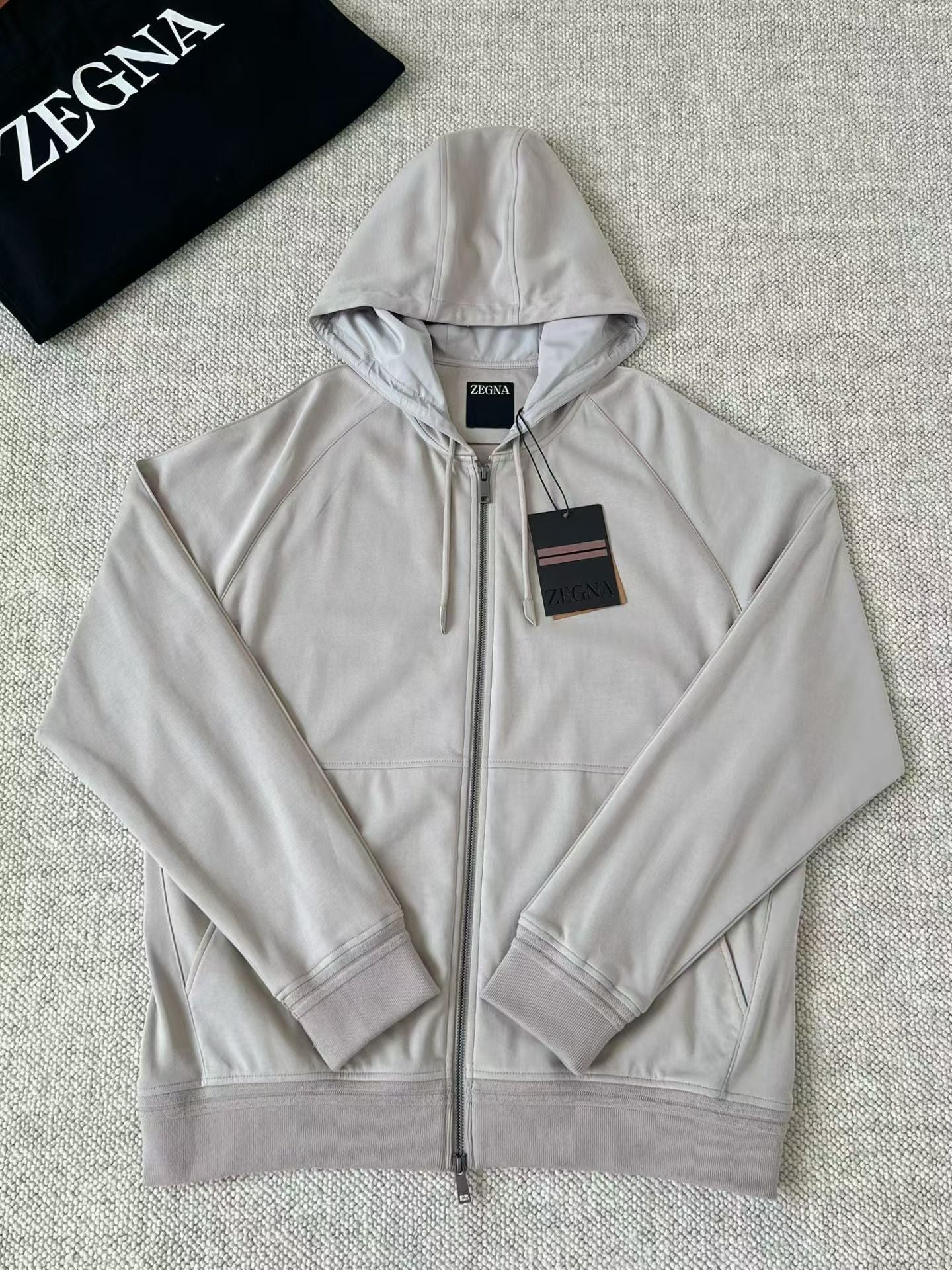 Conjunto Moletom Zegna Branco