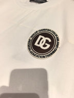Camiseta Dolce & Gabbana D&G com aplicação de logotipo Branca