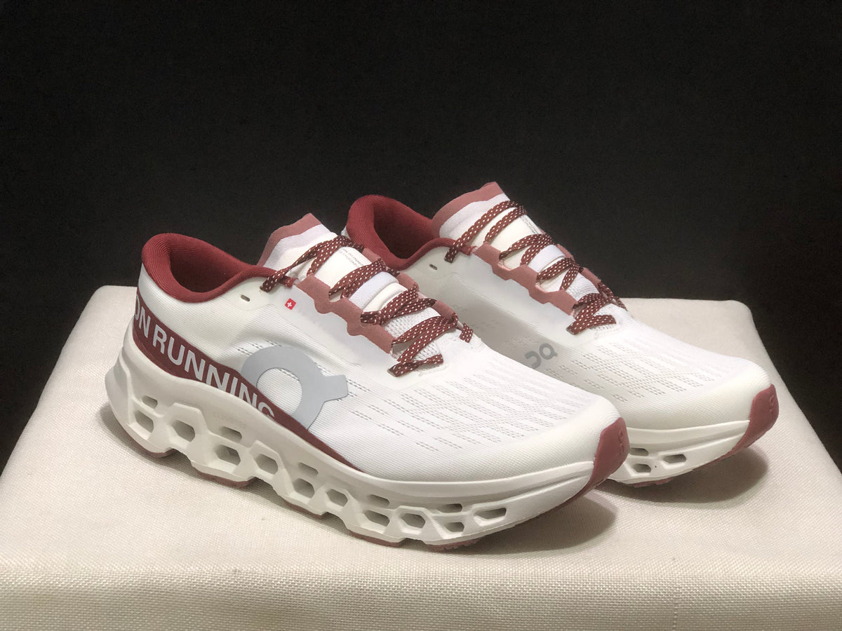 Tênis On Running Cloudmonster 3 Branco/vermelho
