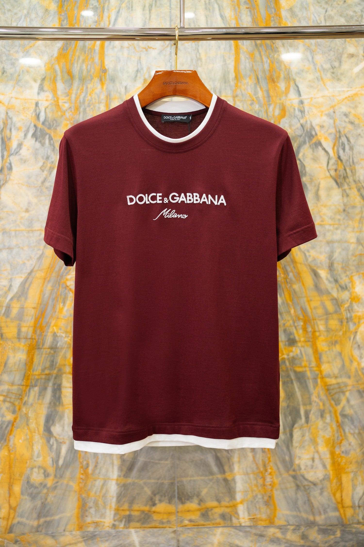 Camiseta Dolce & Gabbana D&G vinho