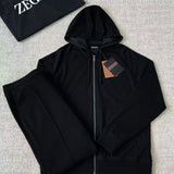 Conjunto Moletom Zegna Preto