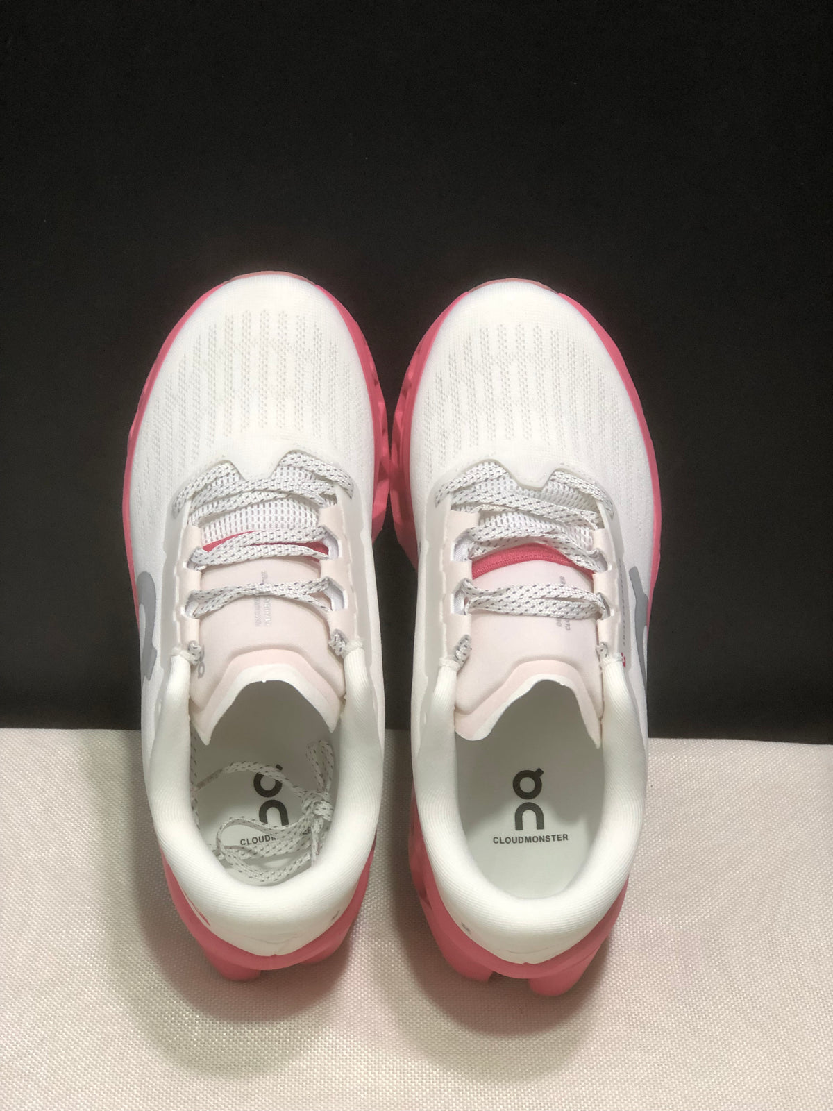 Tênis On Running Cloudmonster 3 Branco/rosa