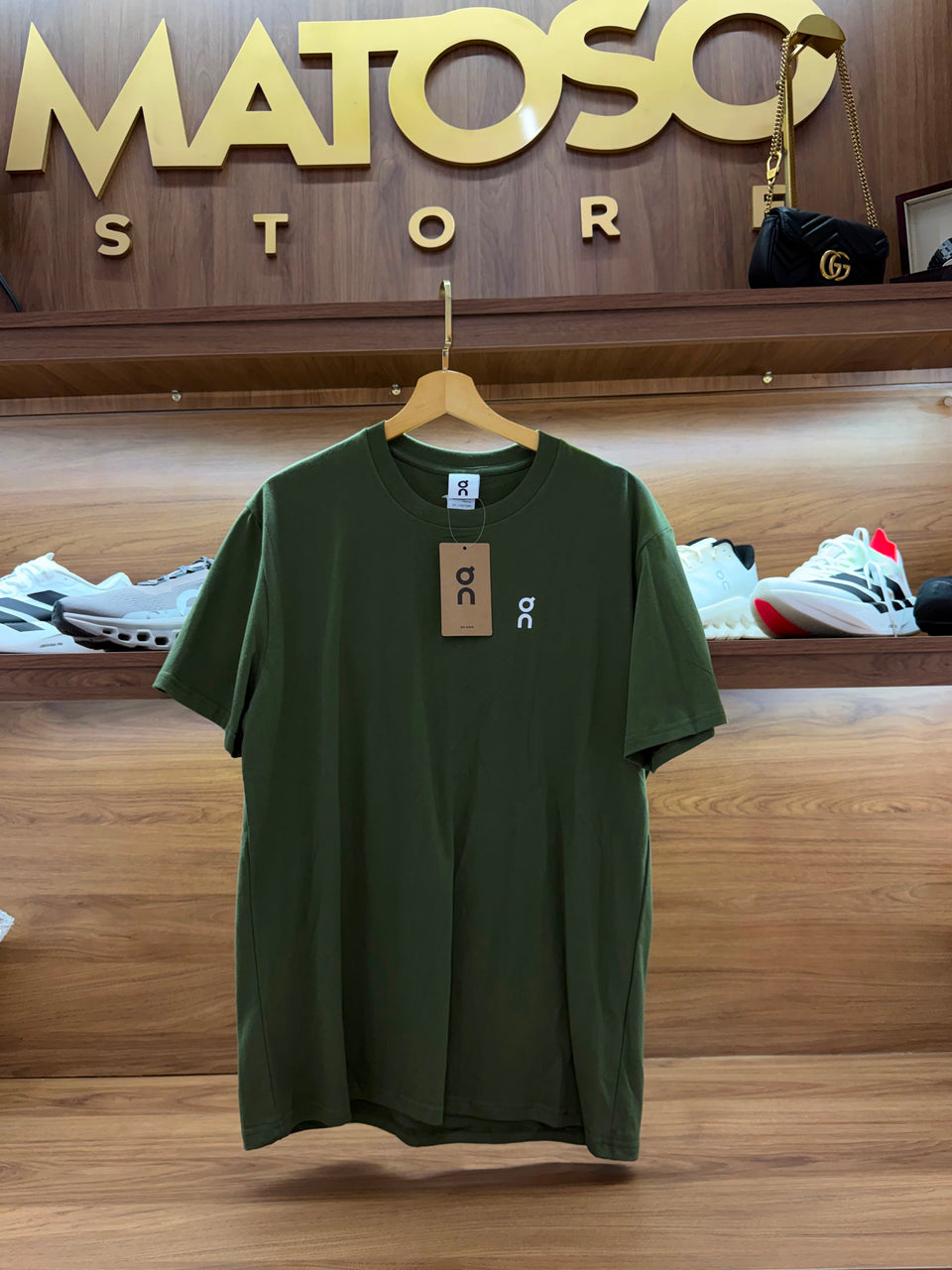 Camisa ON de algodão Verde
