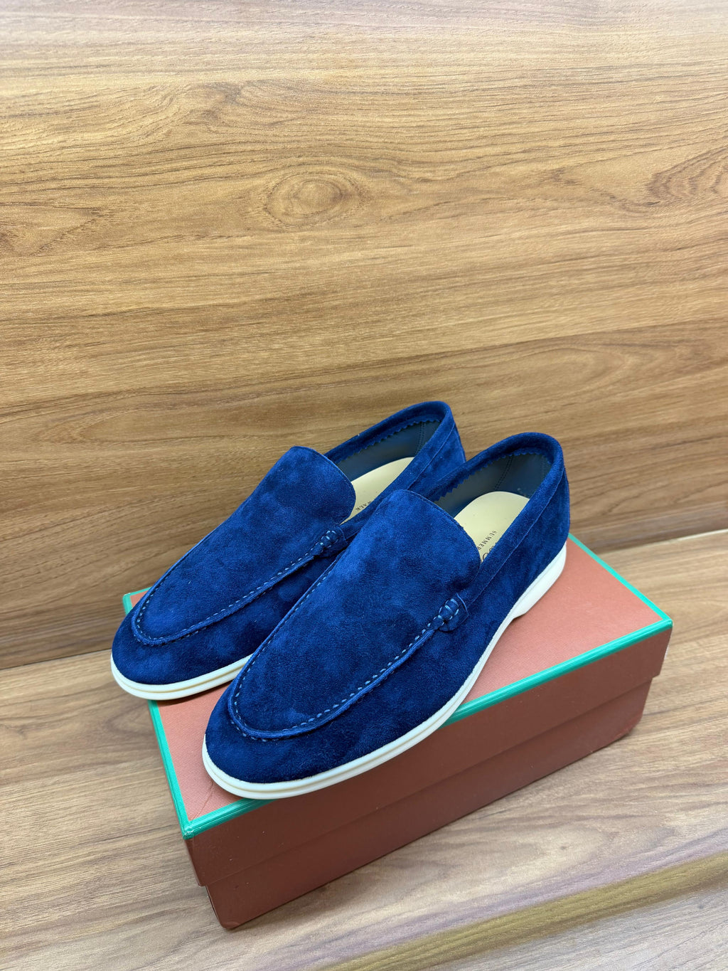 Sapato Loro Piana Azul