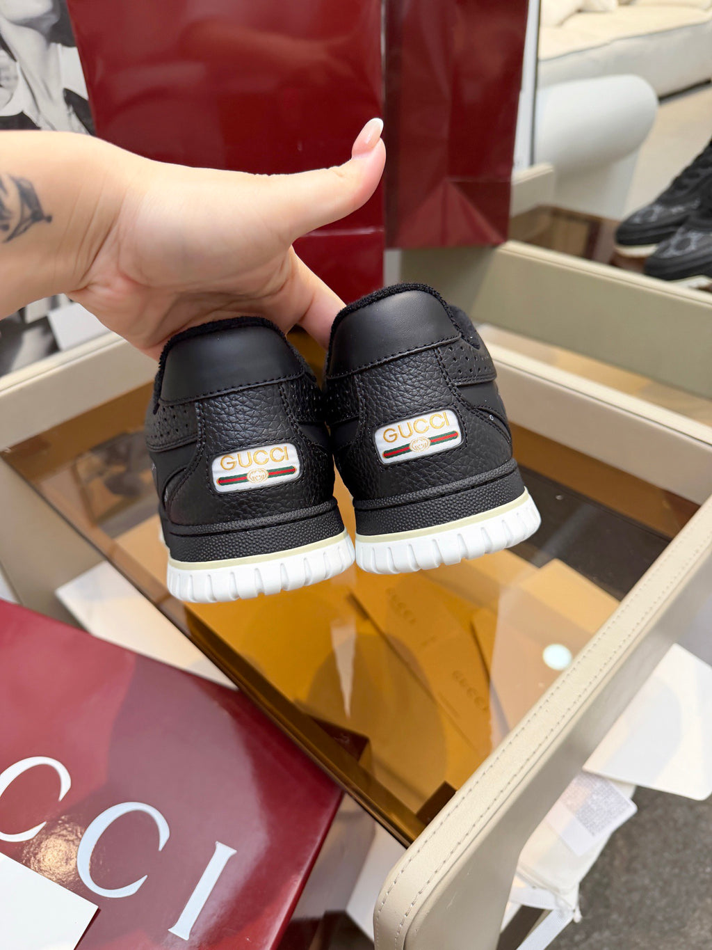 Tênis Gucci Re-Web Preto