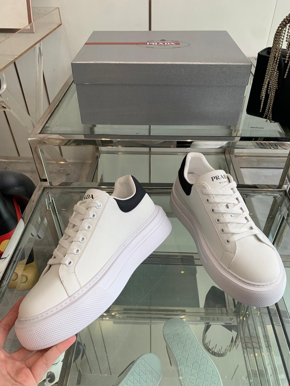 Tênis Prada Downtown Preto/Branco