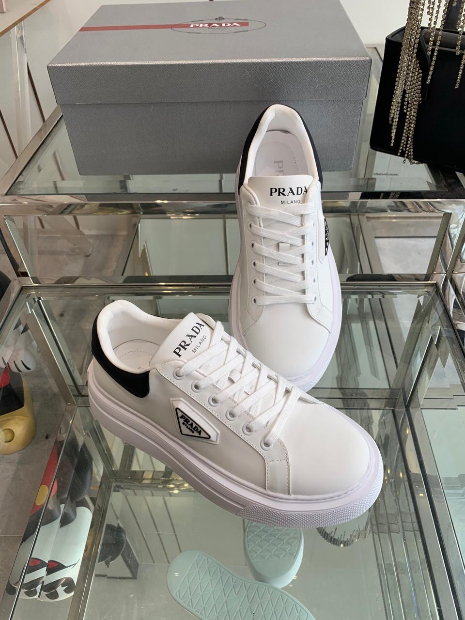 Tênis Prada Downtown Preto/Branco